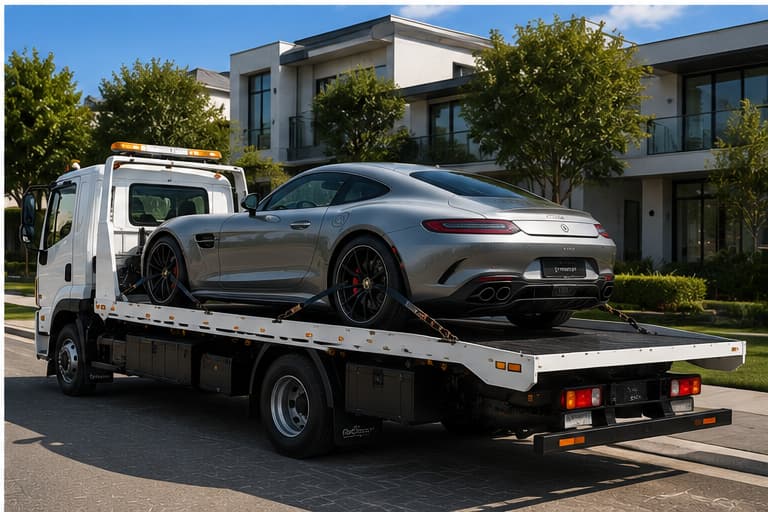 prime towing services luxury car transport
