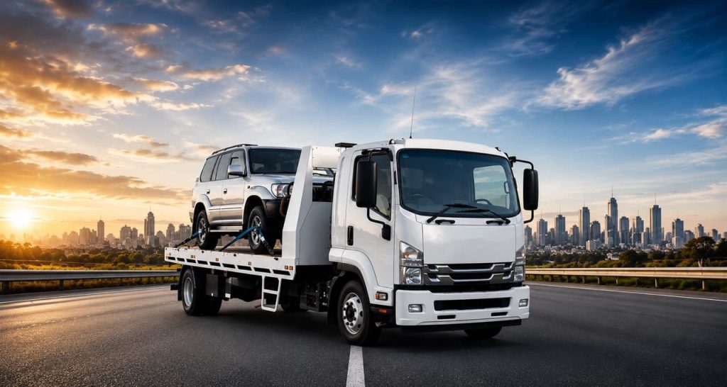 prime towing services towing truck
